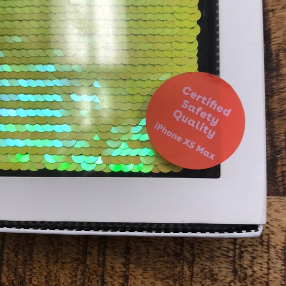 FINAL MARKDOWN Casetify Neon Sequin iPhone XS Max Phone Case New - Picture 3 of 7